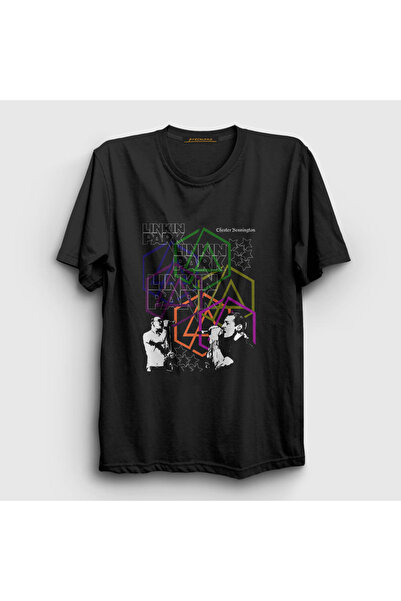 Presmono Unisex crni poster Linkin Park T-shirt 98440tt