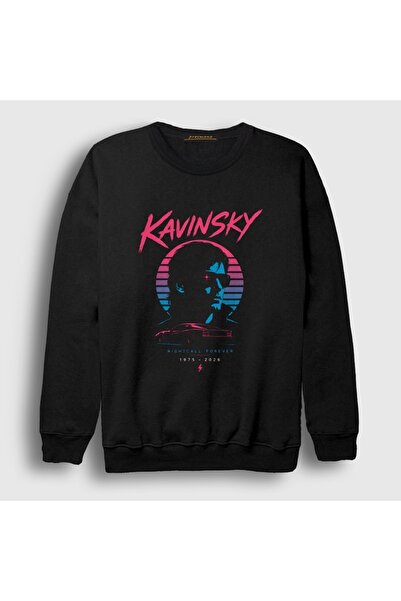 Presmono Unisex Black Nightcall Forever Drive Kavinsky Sweatshirt 620522Tt