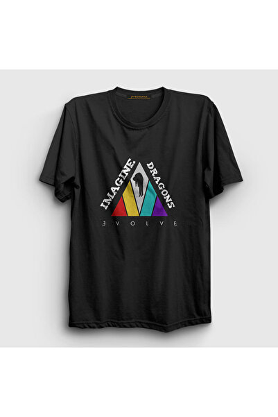 Presmono Tricou negru unisex Evolve Imagine Dragons - 81548tt