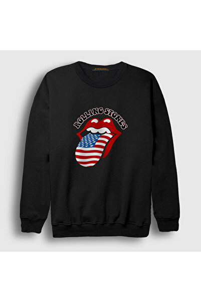 Presmono Unisex crna majica The Rolling Stones 118873tt