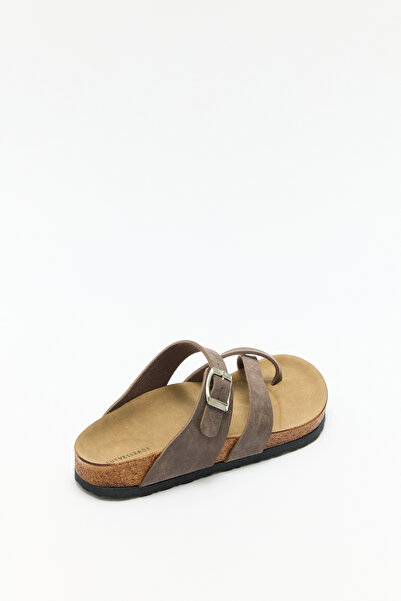 LUTVELIZADE Παντόφλες 2605 - Γυναικείες παντόφλες με αγκράφα και χιαστί λουρά...