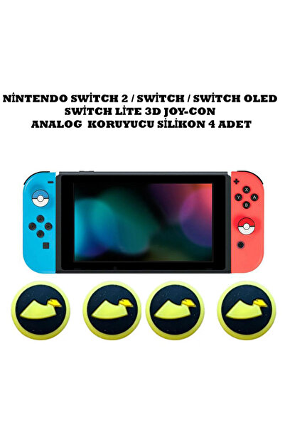 WOTOBE Switch/Switch 2/Switch Oled /Switch Lite Uyumlu Yeni 3D Analog Silikon...