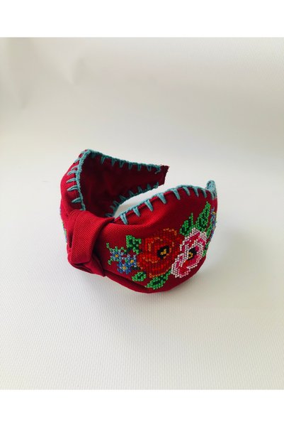 LiewensStyle Hand-Embroidered Bohemia Crown with Canvas Embroidery