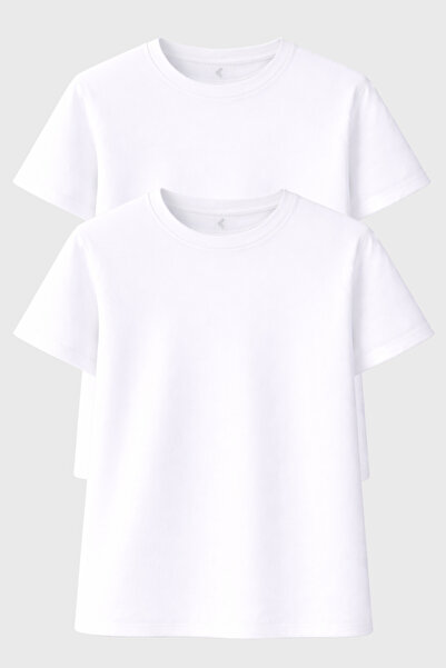 Men's T-Shirt Cotton, Soft Texture, Crew Neck 2-Pack