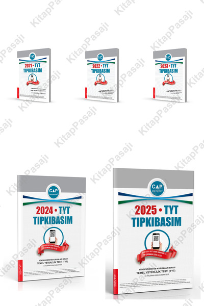 Çap Yayınları TYT Üniversiteye Hazırlık Son 5 Yıl Tıpkı Basım Seti 2021 2022 ...