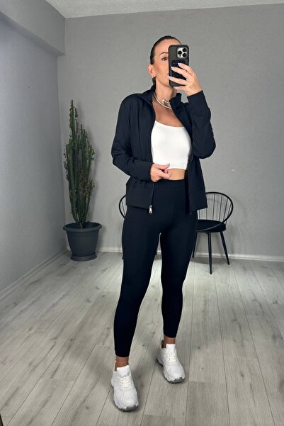 lady special Σετ κολάν φούτερ με φερμουάρ Oysh