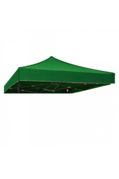 DealsReall Pavilion 3x3m Verde Pliabil cu Cadru Metalic pentru Curte DealsReall ® Grădină, Evenimente