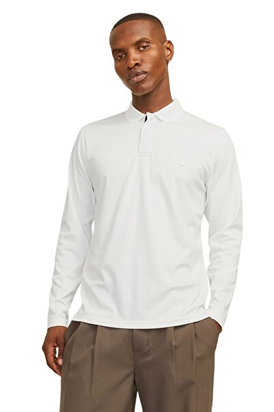 Jack & Jones Мъжка блуза с поло яка и дълъг ръкав