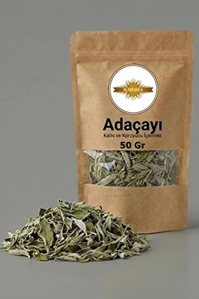 İLMİ ŞİFA Adaçayı (YENİ MAHSÜL, ELENMİŞ) 50 Gr / Ada Çayı