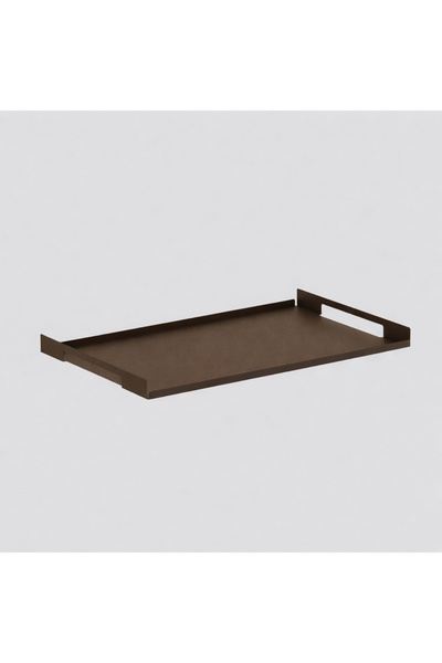 Decopin Service Tray, Tea - Coffee Tray 26X42 cm Copper Color