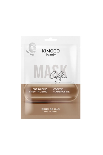 Kimoco Beauty Coffee & Adenosine Μάσκα Προσώπου 23ml