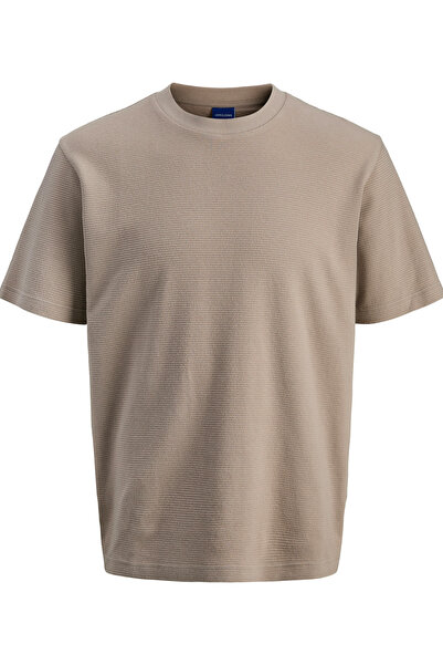 Jack & Jones Ανδρικό μπλουζάκι JORSUMMER TEE SS CREW NECK SS25 Mocha Meringue...