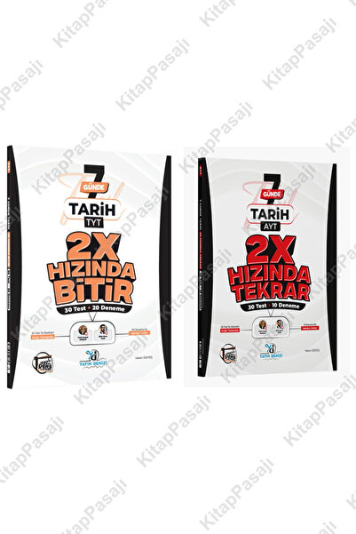 Yayın Denizi Yayınları Yayın Denizi Ders Platosu TYT AYT Tarih 7 Günde 2x Hız...