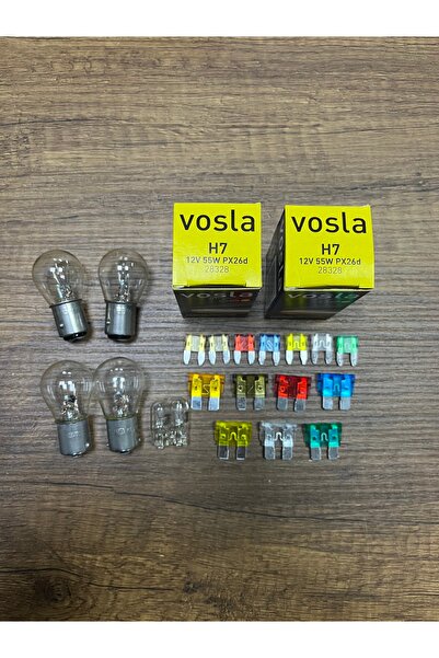 VOSLA H7 Ampül Kiti 12 Volt 22 Parça