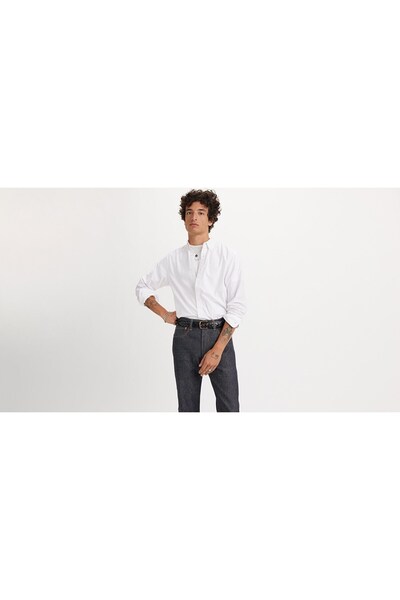 Levi's Levis Logo İşlemeli Erkek Rahat Gömlek AUTHENTICBUTTONDOWNBRIGHTWHITE ...