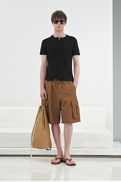 Hiccup GIESTO Cotton T-shirt with round collar and Slim Fit