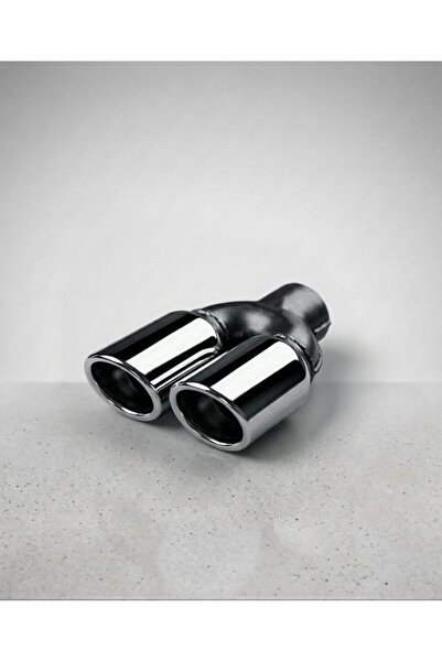 CHE Performance 63mm Universal AÇILI Eşit Paslanmaz ÇİFTLİ Egzoz Ucu