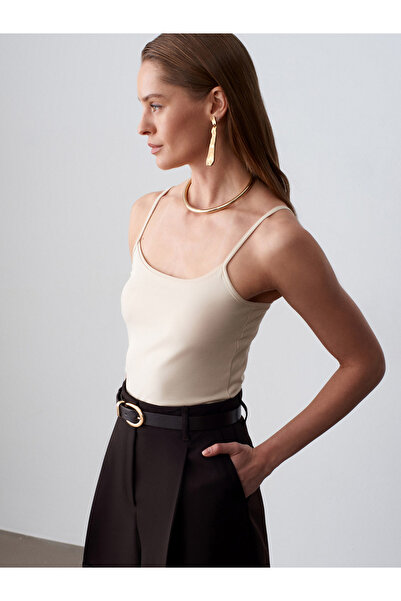 Dilvin 21217 Βαμβακερό Τοπ-Τοστ με Λεπτές Τιράντες