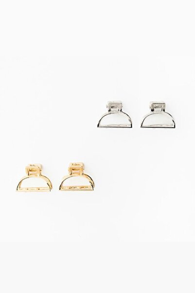 New Obsessions 4 τεμάχια μεταλλική ελλειπτική πόρπη μικρού μεγέθους