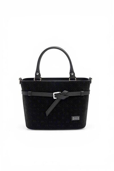 Silver Polo Silver & Polo Sp1283 Women's Handbag Fashion Black-Black