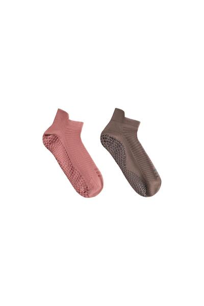 Oysho 2'li yoga ve pilates sneaker çorabı