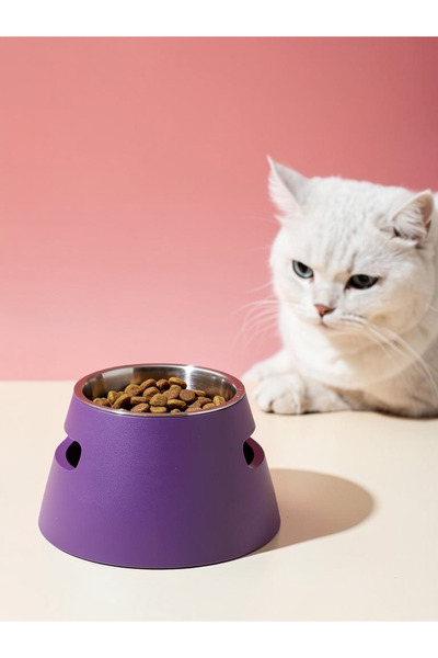 nomi pet Kişiselleştirilebilir Renkli Kedi Köpek Mama Su Kabı 12 Cm