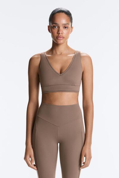 Oysho Comfortlux orta destekli ajur spor sütyeni