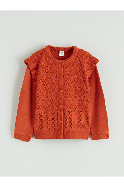 LC Waikiki Cardigan ajurat tricotat pentru fete