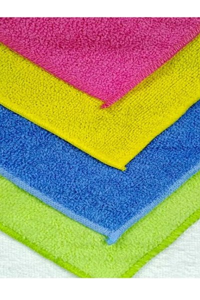 Renetic Microfiber Cleaning Cloth Set of 20 40X40 cm Ultra Absorbent Non-Marking Multi-Purpose Cleaning Cloth