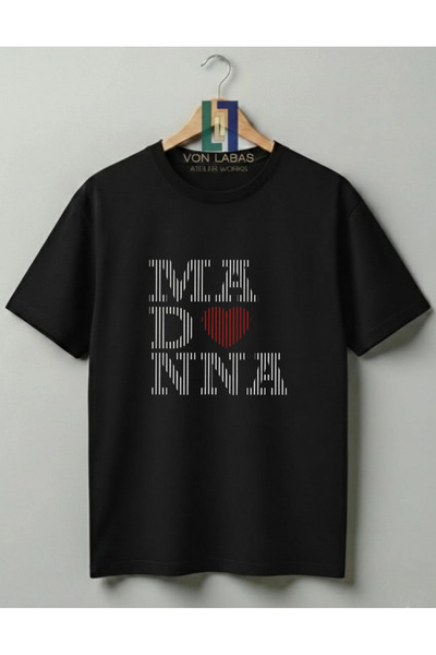 Grafftee Clothing Unisex βαμβακερό μπλουζάκι Premium με σχέδιο Madonna