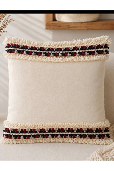 oiphome fashion designer Κάλυμμα μαξιλαριού Bohemian, φυσικό λινό 43x43, ακατ...