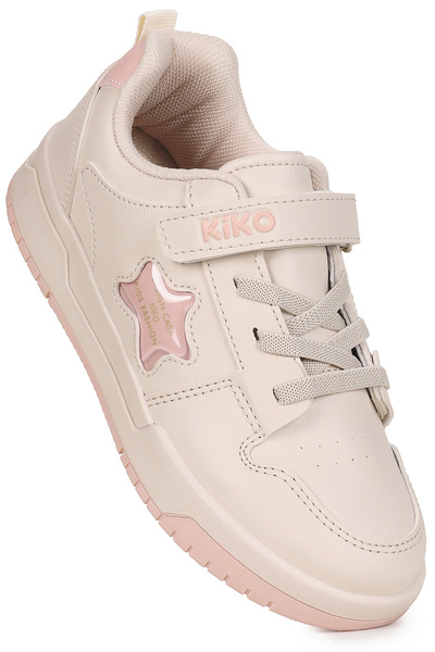 Kiko Kids Αθλητικά παπούτσια για κορίτσια με Velcro και σχέδιο άμμου