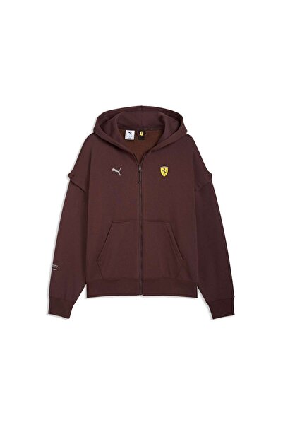 Puma SCUDERIA FERRARI PREMIUM Erkek Geniş Kesim Kapüşonlu SWEATSHIRT