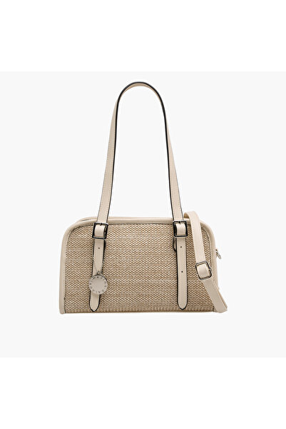 Marina Galanti Textured Shoulder Bag with Detachable Strap