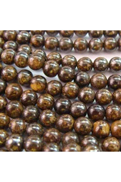 GemSale Bronzed beads 6mm 38cm~63 pieces