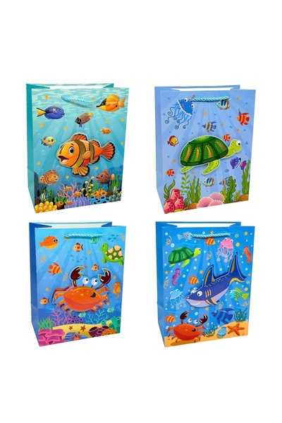 AFO Set 12 Pungi Cadou Ocean Mixt 23x18x10
