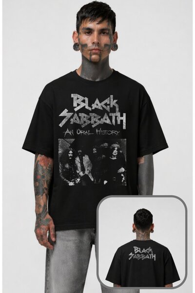 Fuddy Moda Μπλουζάκι Unisex με στάμπα  "Black Sabbath An Oral History ", Υπερ...