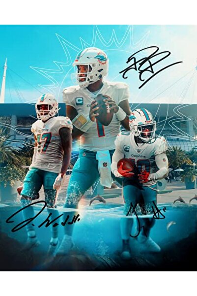 ALAYRA International Alayra Framed Jaylen Waddle Tua Tagovailoa Tyreek Hill S...