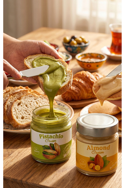 Frapella Antep Fıstık Kreması ve Badem Kreması 2 x 220 Gr.