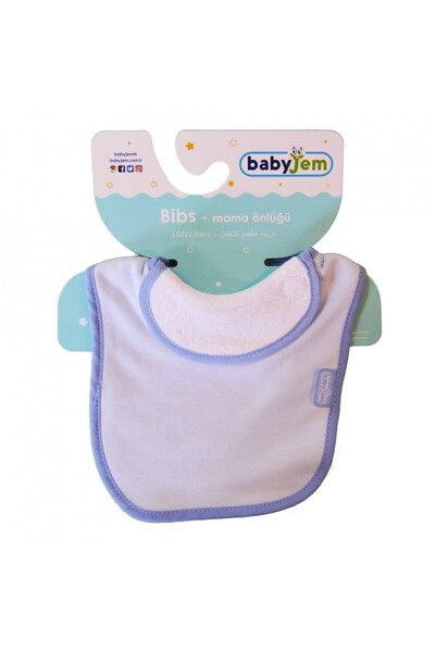 Babyjem Baveta captusita din bumbac (Culoare: Bleu)