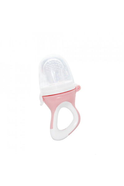 Babyjem Dispozitiv de hranire din silicon Fruits and Vegetables (Culoare: Roz)