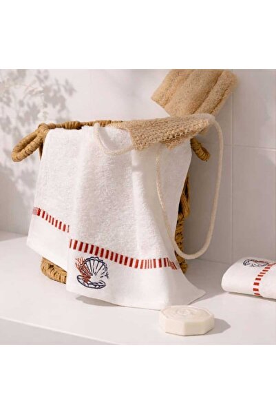 Evidea Soft Mussel Hand Towel - Ecru - 30X50 cm