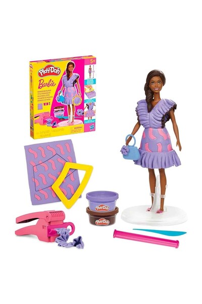 Barbie Fashionista Ruffles Oyun Hamuru Seti