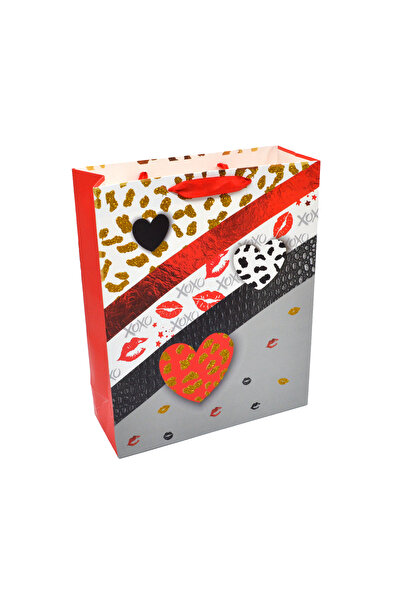AFO Set 12 Pungi Cadou model mixt kiss xoxo 18x23x10cm