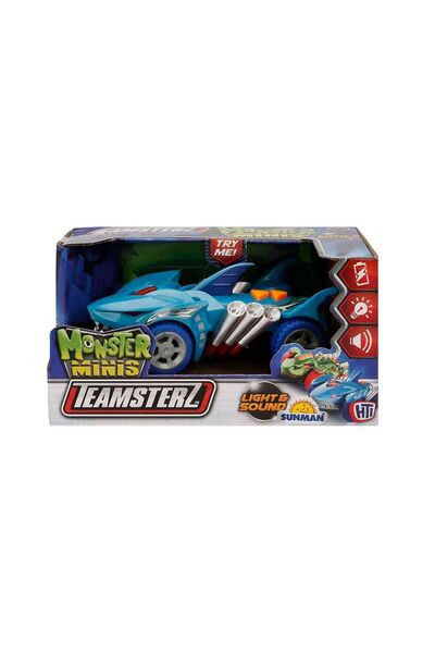 Teamsterz Masinuta Teamsterz, Monstrulet cu lumini si sunete, Albastru