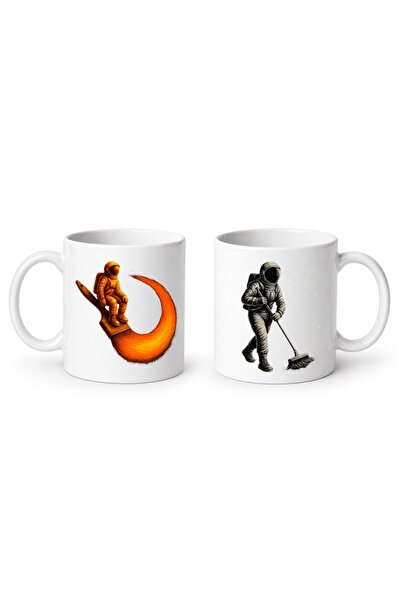 Rabona Fashion Cosmic Cleanup – Astronaut Art Design Mug