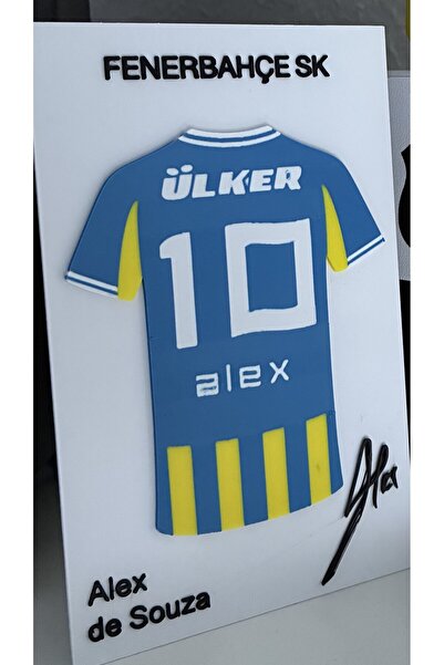 DU&ER 🖼️ Taraftar Temalı Efsane Futbolcu Forma Çerçevesi – Dekoratif Duvar T...