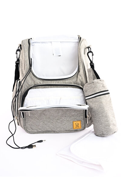 carino baby Waterproof Nappy Bag With USB Connector