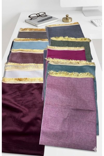 Generic سجادة صلاة قطيفة 10 قطع