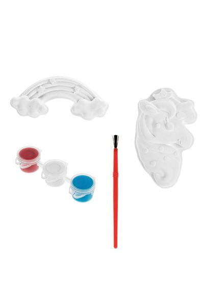 OEM Σετ Αξεσουάρ για Γύψινες Δημιουργίες Μονόκερου Ουράνιου Τόξου με Χρώματα ...